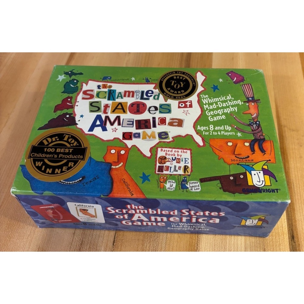 "The Scrambled States of America"  Game by Gamewright, Complete‎